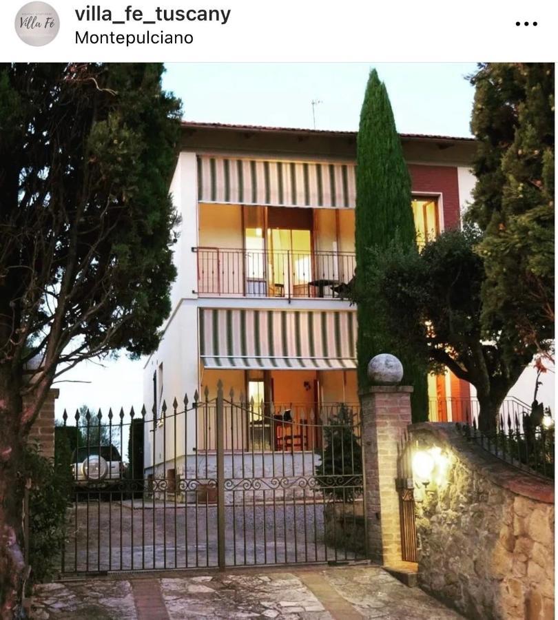 Villa Fe -Choose Panoramic View, Jacuzzi, Private Parking Montepulciano Exterior photo